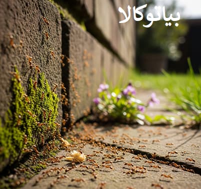 ریشه کنی کلونی مورچه ها با سموم المانی